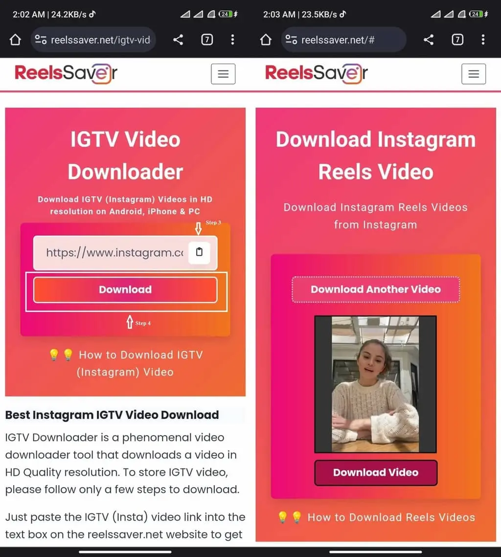 IGTV video Download