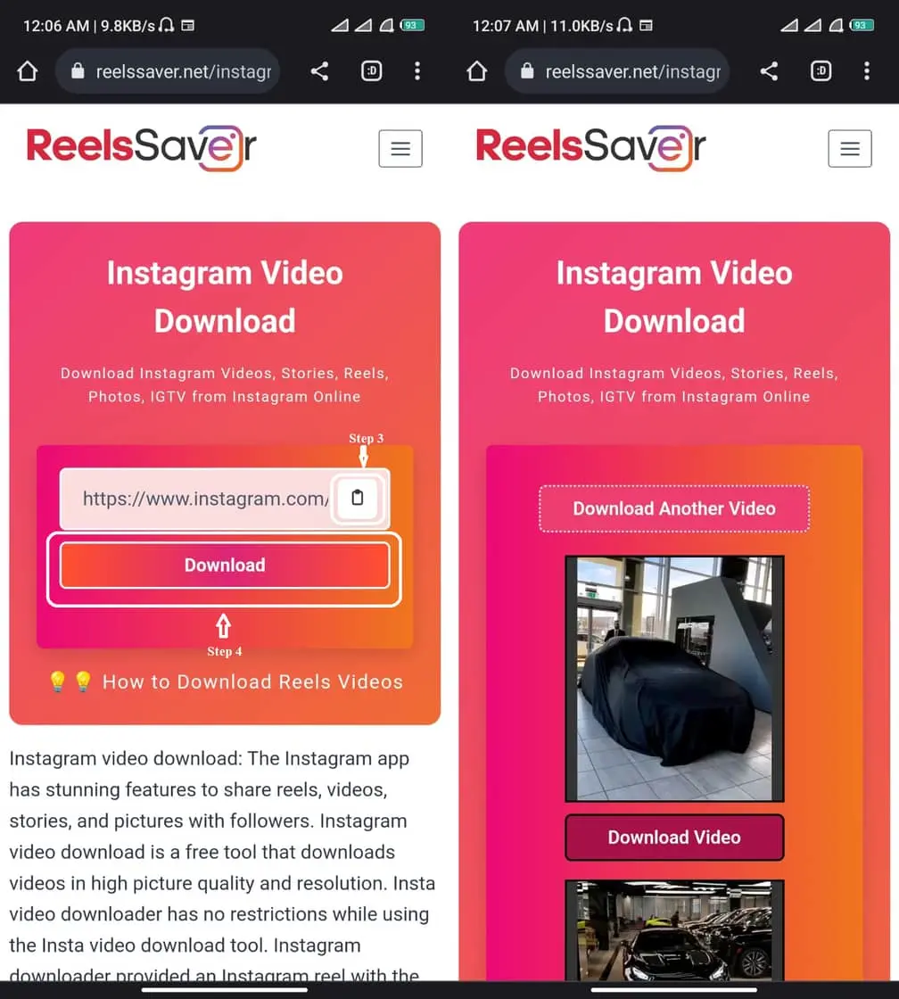 Instagram Video Downloader